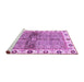 Sideview of Machine Washable Oriental Purple Traditional Area Rugs, wshabs3170pur