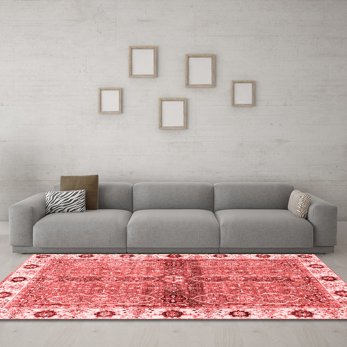 Traditional Red Washable Rugs