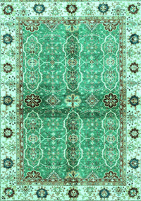 Oriental Turquoise Traditional Rug, abs3170turq