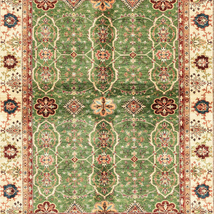 Abstract Brown Gold Oriental Rug, abs3170