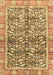 Machine Washable Oriental Brown Traditional Rug, wshabs3171brn