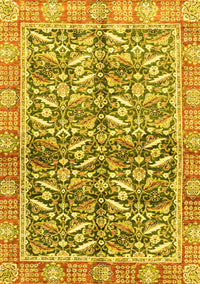 Oriental Yellow Traditional Rug, abs3171yw