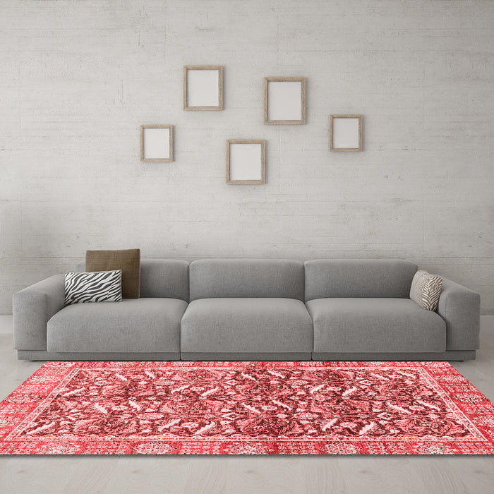 Traditional Red Washable Rugs