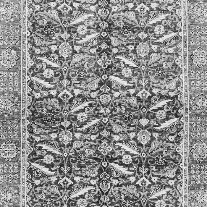 Machine Washable Oriental Gray Traditional Rug, wshabs3171gry