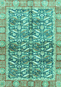 Oriental Turquoise Traditional Rug, abs3171turq