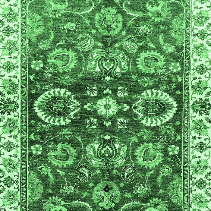 Abstract Emerald Green Modern Rug, abs3172emgrn