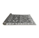 Sideview of Abstract Gray Modern Rug, abs3172gry