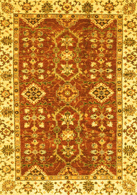 Oriental Yellow Traditional Rug, abs3173yw