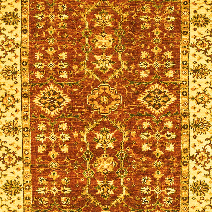 Oriental Yellow Traditional Rug, abs3173yw