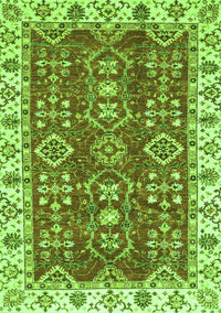 Oriental Green Traditional Rug, abs3173grn