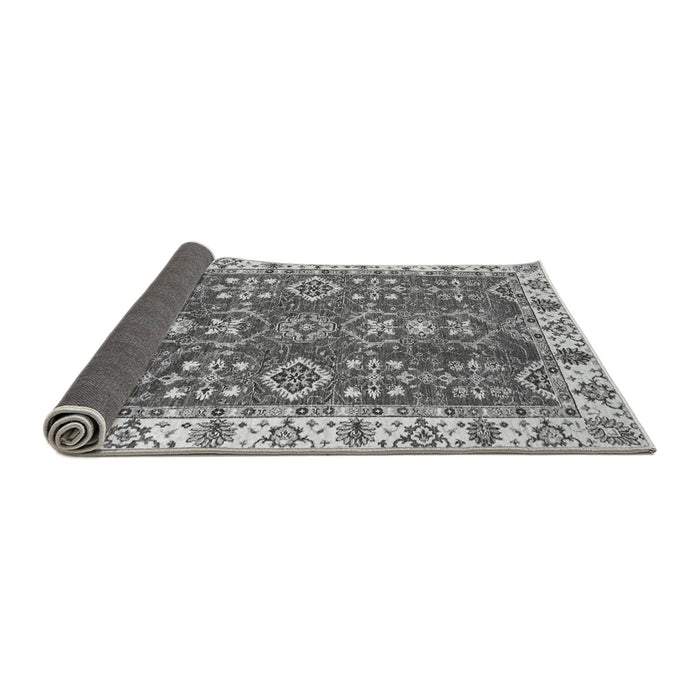 Sideview of Oriental Gray Traditional Rug, abs3173gry
