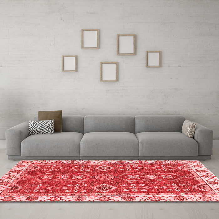 Traditional Red Washable Rugs