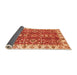 Sideview of Oriental Orange Traditional Rug, abs3173org
