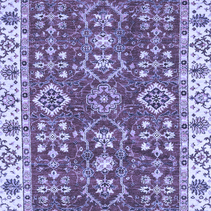 Machine Washable Oriental Blue Traditional Rug, wshabs3173blu