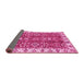 Sideview of Oriental Pink Traditional Rug, abs3173pnk