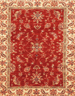 Abstract Orange Modern Rug, abs3174