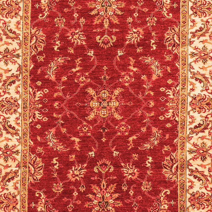 Abstract Orange Modern Rug, abs3174org