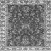 Square Machine Washable Abstract Gray Modern Rug, wshabs3174gry