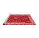 Modern Red Washable Rugs