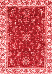 Abstract Red Modern Rug, abs3174red