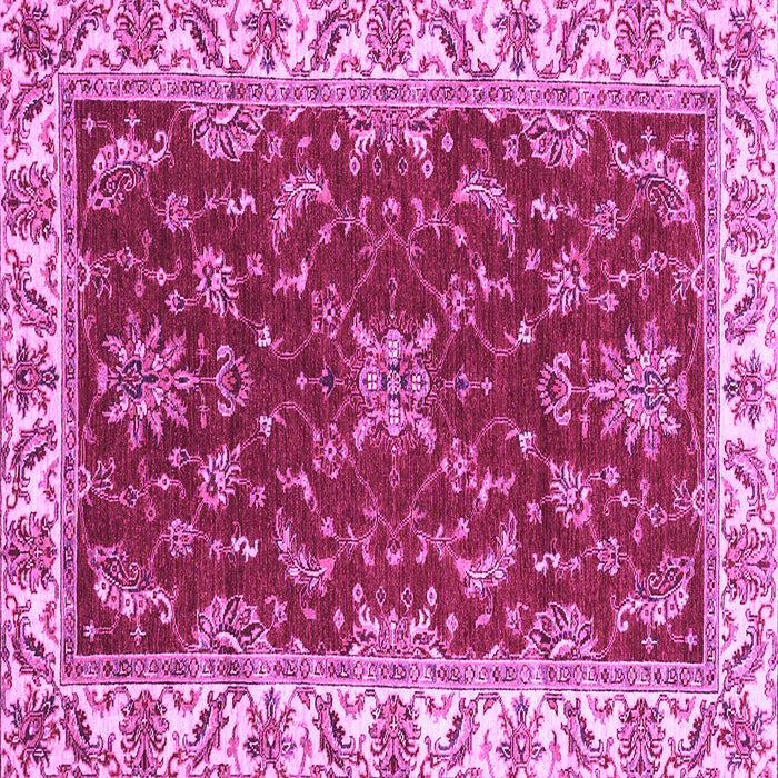 Square Abstract Purple Modern Rug, abs3174pur