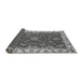 Sideview of Abstract Gray Modern Rug, abs3174gry