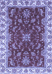 Abstract Blue Modern Rug, abs3174blu