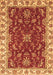 Abstract Brown Modern Rug, abs3174brn