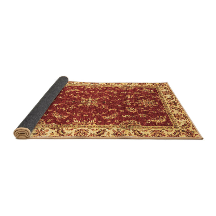 Sideview of Abstract Brown Modern Rug, abs3174brn