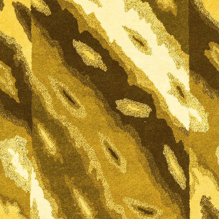 Abstract Yellow Modern Rug, abs3175yw