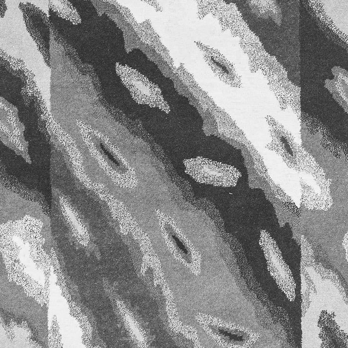 Machine Washable Abstract Gray Modern Rug, wshabs3175gry