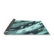 Sideview of Abstract Light Blue Modern Rug, abs3175lblu