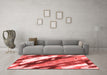 Modern Red Washable Rugs