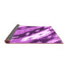 Sideview of Abstract Purple Modern Rug, abs3175pur