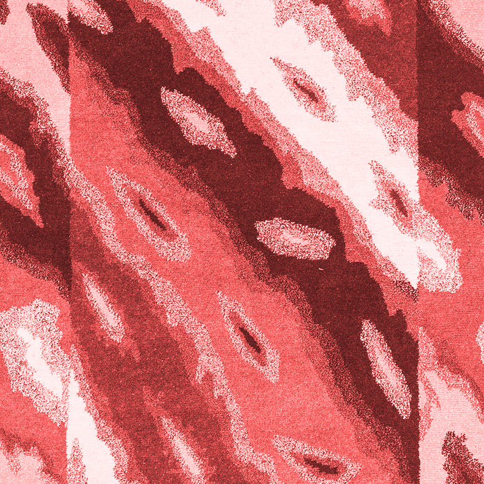 Machine Washable Abstract Red Modern Rug, wshabs3175red