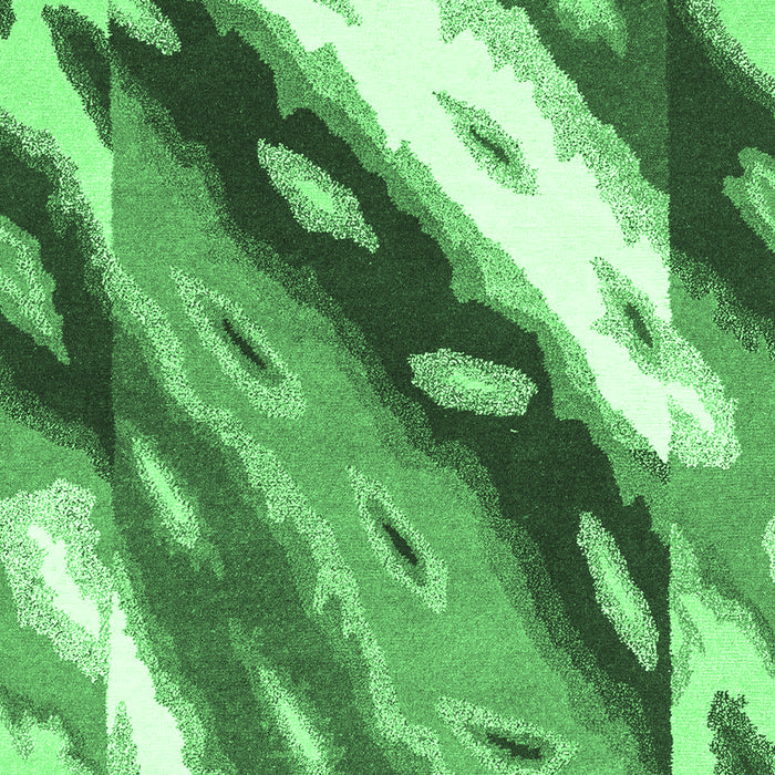 Abstract Emerald Green Modern Rug, abs3175emgrn