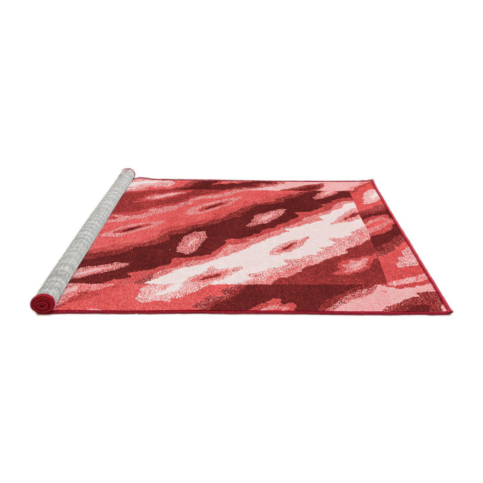 Modern Red Washable Rugs