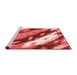 Modern Red Washable Rugs