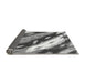 Sideview of Abstract Gray Modern Rug, abs3175gry