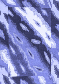 Abstract Blue Modern Rug, abs3175blu