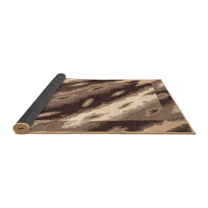Sideview of Abstract Brown Animal Rug, abs3176