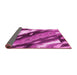 Sideview of Animal Pink Modern Rug, abs3176pnk