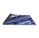 Sideview of Animal Blue Modern Rug, abs3176blu