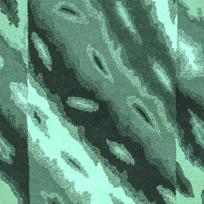 Machine Washable Animal Turquoise Modern Area Rugs, wshabs3176turq