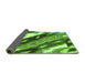 Sideview of Animal Green Modern Rug, abs3176grn