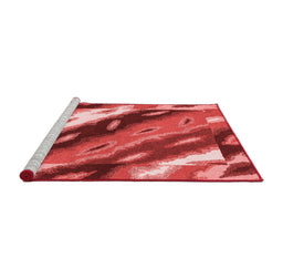 Modern Red Washable Rugs