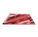 Modern Red Washable Rugs