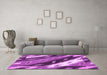 Machine Washable Animal Purple Modern Area Rugs in a Living Room, wshabs3176pur