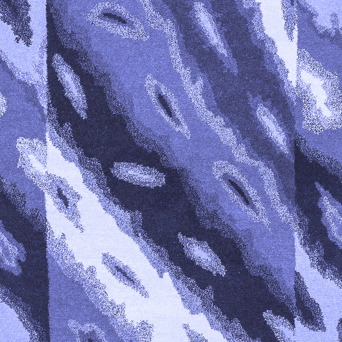 Machine Washable Animal Blue Modern Rug, wshabs3176blu