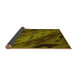 Sideview of Animal Yellow Modern Rug, abs3177yw